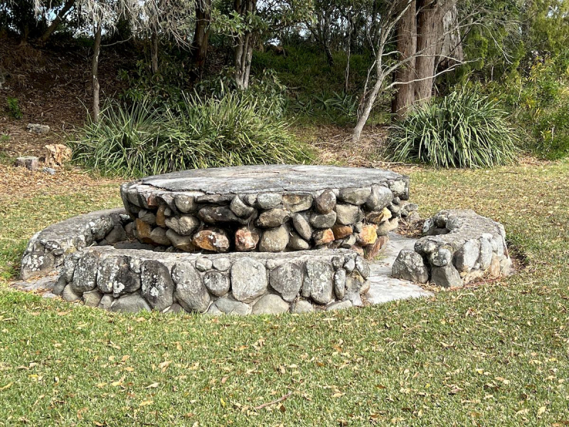 Sunset-Park-circular-stone-table-seats-northern-side