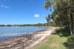 Tanilba Bay foreshore view from Swan Park