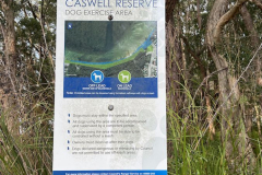 Caswell-Reserve-Dog-Exercise-Area-sign